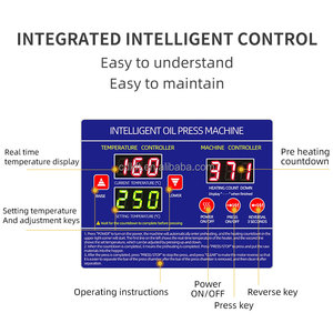 Máquina de prensa de aceite <span class=keywords><strong>Homematic</strong></span>/máquina de prensa de aceite de cacahuete/máquina de prensa de aceite de girasol proporcionada 220V máquina de prensado en frío y caliente 70 - Product Image 5