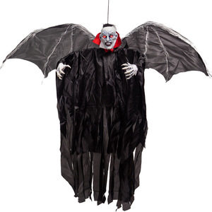 Colgante de Halloween, <span class=keywords><strong>gran</strong></span> murciélago, <span class=keywords><strong>vampiro</strong></span>, demonio, colgante, inducción eléctrica, Accesorio luminoso, decoración de ambiente de terror, colgante - Product Image 5