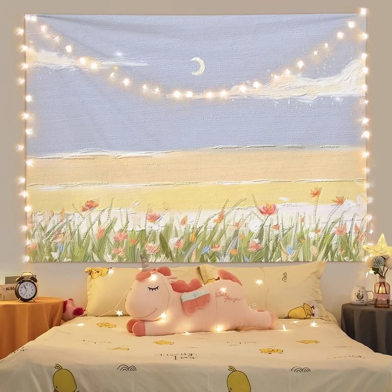 Peinture à l'huile lune sur la mer