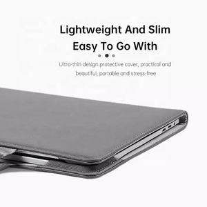 Housse de protection pour <span class=keywords><strong>ordinateur</strong></span> portable, housse de protection en PU pour MacBook 15.6 Pro 14 16 A1706 A2242, 13.3 <span class=keywords><strong>pouces</strong></span> - Product Image 4