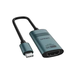 Fabrika fiyat kalite USB-C HD ekran adaptörü için 8K60Hz 4K120Hz 4K144Hz dizüstü bilgisayar cep Tablet telefon OTN-UC981