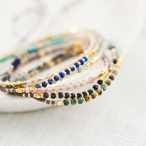 European and American Simple and Fashionable Rice <b>Bead</b> <b>Bracelet</b> Handmade Woven Rope <b>Bead</b> <b>Bracelet</b> - Product Image 3