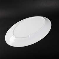 Assiettes de table modernes en mélamine grand format, incassables et sans formaldéhyde, pour restaurants – Vente chaude