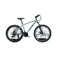 Vélos de montagne modèle 2025, jantes en alliage d'aluminium de 26 pouces, pédale pliable unilatérale, structure de cadre en acier, vélos à suspension 7 vitesses