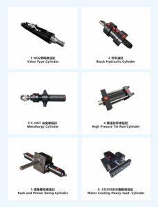 Vérins hydrauliques miniatures à double effet, forces de poussée de 3/5/10/20/40/60/80/100 tonnes, pour presses et dispositifs d'outillage - Product Image 5