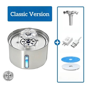 Tempat Minum Kucing Stainless Steel 3L Dispenser Otomatis Pintar Aliran Terfilter Multi Mangkuk Dispenser untuk Kucing Anjing - Product Image 2