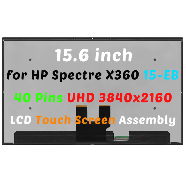 For Spectre X360 15T-EB 15-eb0043dx IPS Laptop LCD Display Screen Assembly New Wide Screen Replacement L97639-001