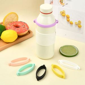 Silicone Water Bottle Sling Ring - Tumbler/<b>Drinkware</b>/Cup <b>Accessories</b> Silicone Carrying Cord, Outdoor Sports Portable Handle Loop - Product Image 5