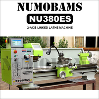 NUMOBAMS NU380ES Mini tour à métaux de précision pour atelier domestique et tournage DIY