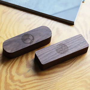 Piccola scatola con coperchio scorrevole in legno <span class=keywords><strong>rustico</strong></span> con magnete scatola di noce vendita calda scatola di tè in legno - Product Image 6
