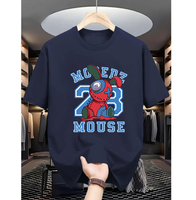 Vente en gros de top qualité nouveau style de marque créateur de mode bapees t-shirt tendance ample imprimé bapees t-shirt de sport décontracté