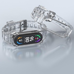 Bracelet de montre en TPU transparent en caoutchouc de couleur gelée d'intégration de glacier pour <span class=keywords><strong>Xiaomi</strong></span> <span class=keywords><strong>Mi</strong></span> <span class=keywords><strong>Band</strong></span> 8 7 6 <span class=keywords><strong>5</strong></span> <span class=keywords><strong>Mi</strong></span> <span class=keywords><strong>Band</strong></span> <span class=keywords><strong>5</strong></span> - Product Image 2