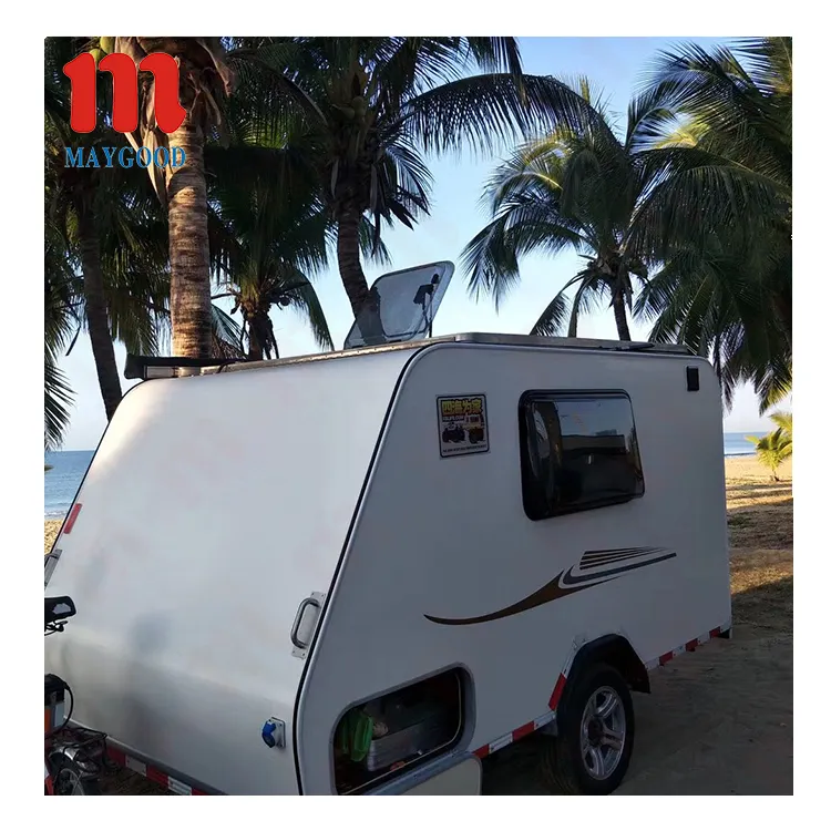 Maygood aluminum 450x500mm MG17RW RV rounded corner window with E13 for RV caravan and modified car
