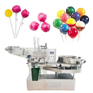 YB-120 Automatische Lollyzakjes Verpakkingsmachine Kleine Zak Harde Snoepjes Platte Bal Ronde Lolly Flow Verpakkingsmachine