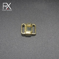 Hebilla de Metal de Aleación de Zinc de 10 mm para Traje de Baño, Tirantes de Ropa y Accesorios de Conexión para Maquillaje