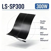 Panneau flexible LS-SP300 300W de 1555x900x2.5mm avec un design stratifié de 2.5mm, avec boîtiers IP65 IP67, avec une résistance de charge de 2400Pa