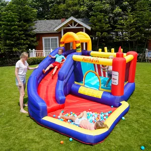 Novo Design Popular Outdoor Slide Toy Game Jumping House Castelo inflável Bounce House Castelo inflável para crianças