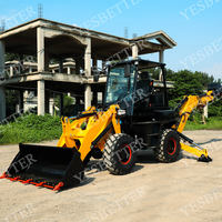 Vente de Tracteur-chargeur d'occasion 4x4 Euro-Type, Excavatrice Agricole, Équipement Lourd