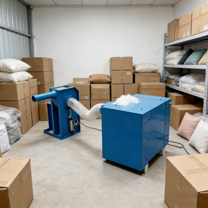 Vente directe usine – Machine à carder les fibres de coton 90 kg – Équipement de recyclage et de traitement des déchets textiles - Product Image 1