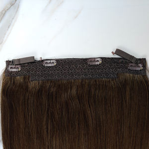 <span class=keywords><strong>Extension</strong></span> per <span class=keywords><strong>Capelli</strong></span> Halo Regolabili in <span class=keywords><strong>Veri</strong></span> <span class=keywords><strong>Capelli</strong></span> Umani con <span class=keywords><strong>Filo</strong></span> Invisibile Trasparente per Donne - Product Image 3