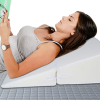 Ortho pä disches faltbares Neigung kissen 45-Grad-Dreieckbett Memory Foam Kopfteil Keil kissen