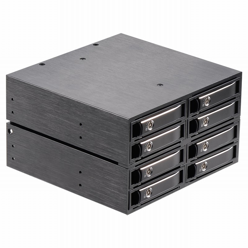 Aluminum 8-Bay MiniSAS SATA 2.5