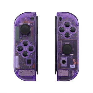 Transparent Purple Replacement Shells for NS Handheld Controller Housing With DIY Replacement Shell <b>Case</b> for NS <b>Switch</b> - Product Image 1