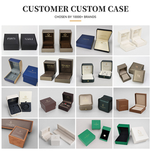 Zebopak White Custom Logo Jewelry <b>Box</b> Set with Ring <b>Box</b> <b>Earring</b> <b>Box</b> Necklace Bangle Case Packaging for Boutique Wholesale - Product Image 5