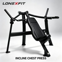 Machine de musculation professionnelle à charge libre pour press à la presse inclinée, pour la partie supérieure du torse, avec bras indépendants, robuste