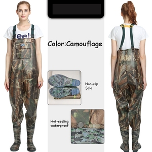 Top Right fa001 PVC không thấm nước câu cá waders nhánh stockingfoot waders cho dòng câu cá <span class=keywords><strong>Fly</strong></span> câu cá ngực waders - Product Image 2