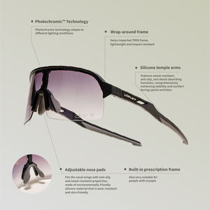 <span class=keywords><strong>Gafas</strong></span> de Sol Deportivas LOXLEY, <span class=keywords><strong>Gafas</strong></span> de <span class=keywords><strong>Ciclismo</strong></span> Zeiss con Protección UV, Resistentes al Viento y al Polvo, <span class=keywords><strong>Gafas</strong></span> Deportivas para Bicicleta - Product Image 5