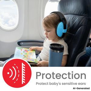 ที่ครอบหูกันเสียงแบบปรับได้ สวมใส่สบาย สำหรับเด็ก ป้องกันเสียงรบกวน - Product Image 3