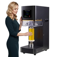 Machine de scellage de canettes entièrement automatique CE, vente directe usine, tension personnalisable pour boissons, bière, jus, café, bouteilles PET