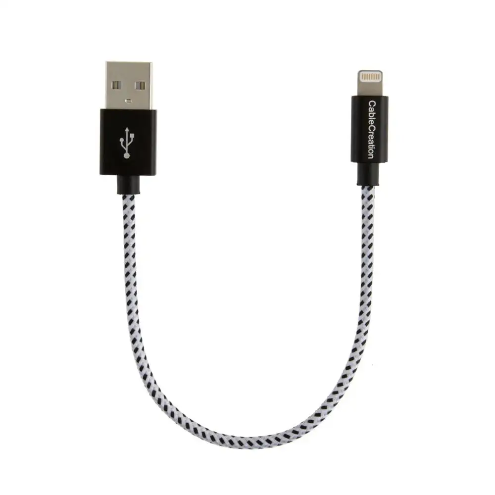 CableCreation short mfi certified cable light ning mfi for iphone cable