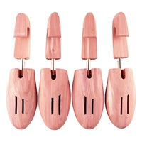 Service unique approvisionnement d'usine réglable 100% cèdre rouge naturel taille américaine arbre à chaussures en bois de cèdre pour hommes échantillon disponible double baignoire