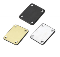 Plaque de cou de guitare pour basse électrique pièces de guitare en acier pont de guitare plaque de cou en métal vente en gros