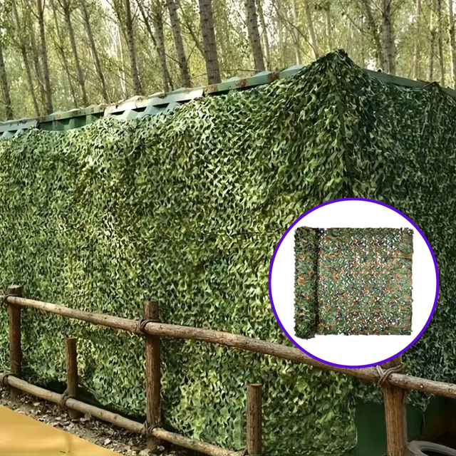 Anti-Drone Camouflage Net and Concealment Netting for Building Site Protection Construction Site Cover