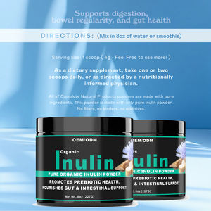 Meilleur Prix Fournisseur d'Usine Poudre d'Inuline 90% Extrait de Racine de Chicorée Artichaut de Jérusalem Antioxydant Soutien Digestif Comprimés - Product Image 3