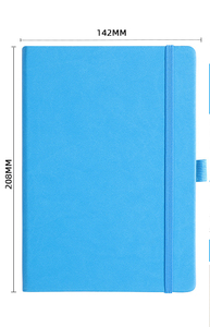 Libreta/Agenda Personalizada al por Mayor, con Tapa Dura de Cuero Ecológico Natural, Formato A5, con Logotipo Personalizado - Product Image 6