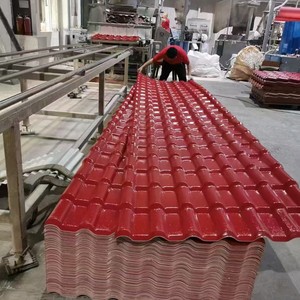Lastre per Tetti in Resina Sintetica ASA PVC Impermeabili per Ville, Tegole Isolate Stile Spagnolo - Product Image 1