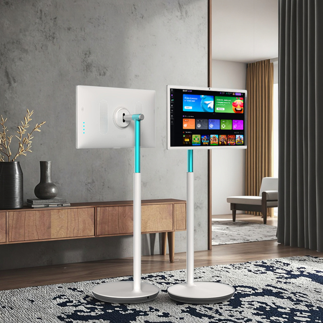 27 Inch Android 13 Smart TV with FHD Touch-Interactive Display & Camera for Family Interaction and Remote Collaboration