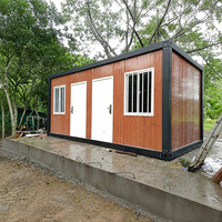 Maison conteneur préfabriquée moderne à faible coût, portable, avec salle de bain et cuisine, fournie directement par l'usine