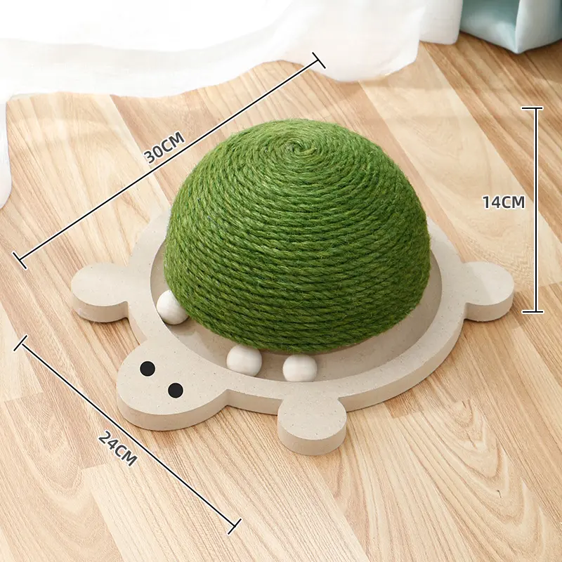 Jouets de planche en forme de tortue pour chats, boule à gratter, ensemble interactif, nouvelle conception, outils pour gratter les animaux de compagnie, vente en gros, livraison gratuite