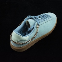 Ornements de chaussures Olian en perles avec nœud, pour hommes et femmes, chaîne de talon en perles détachable, clip pour lacets, accessoires décoratifs