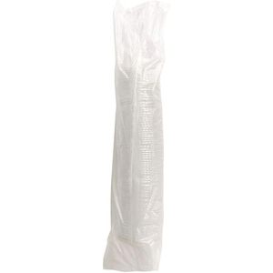 Tapas desechables transparentes Boardwalk BWKPET912STRAW para vasos fríos con ranura para pajita, compatibles con vasos de 9 oz. Squat 12 Oz. Vasos de PET (1000/caja) - Product Image 3