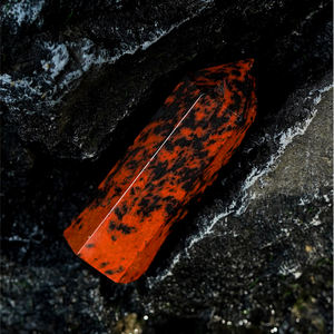 <span class=keywords><strong>Colonne</strong></span> décorative de tour de cristal d'obsidienne d'<span class=keywords><strong>acajou</strong></span> pour l'ornement de Feng Shui et de maison - Product Image 4