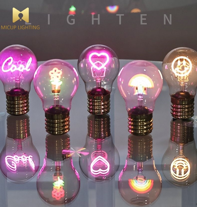Modern Simple Bedroom Decoration LED Bulb USB Rechargeable Atmosphere Lights Night Light