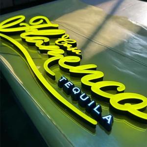 定制24小时照明发光二极管户外标牌防水3D正面照明频道字母商业名称广告公司 - Product Image 2