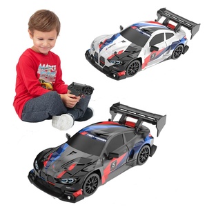 Voiture de course télécommandée RC 4x4 à l'échelle 1:24, 2,4 GHz, haute vitesse 18 km/h, avec lumières LED, pour enfants et adultes - Product Image 2