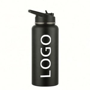 Bouteille d'eau sport isotherme en acier inoxydable de 32 oz pour le camping, performance thermique de 12 à 24 heures - Product Image 4
